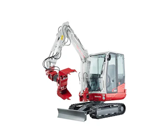 Bagger Takeuchi TB230 online mieten bagger takeuchi tb230 mit greifer