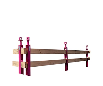 Tibatek Absturzsicherung AS 16 online mieten tibatek absturzsicherung as 16 mit holzlatten zur sicherung der baugrube