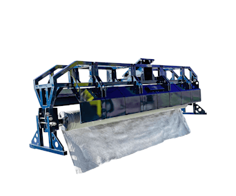 tibatek vliesmaster in blau mit vliesrolle