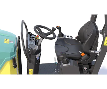 aufsitzwalze ammann arx12 fahrersitz