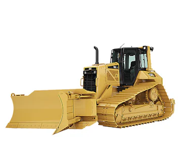 Kettendozer Caterpillar D60 LGP online mieten kettendozer caterpillar d6n lgp von vorne