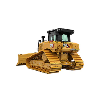 Kettendozer Caterpillar D60 LGP online mieten kettendozer caterpillar d60 lgp von hinten