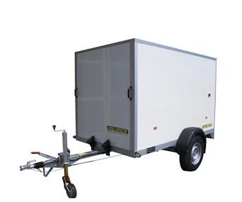  kofferanhaenger humer schraeg von der seite mit haengervorrichtung