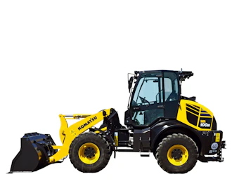 Komatsu WA100M radlader komatsu wa100m von der seite