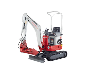 bagger takeuchi tb210r von der seite