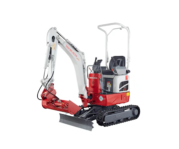 Bagger Takeuchi TB210R online mieten bagger takeuchi tb210r von der seite