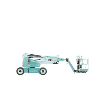 JLG E450AJ, elektrische Arbeitsbühne von rentem günstig mieten