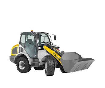 radlader kramer 8095 schraeg von der seite