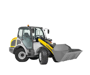 Radlader Kramer 8085 online mieten radlader kramer 8085 schraeg von der seite