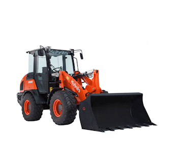 radlader kubota r090 schraeg von vorne