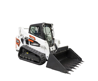 kompaktlader bobcat t590 schraeg von vorne
