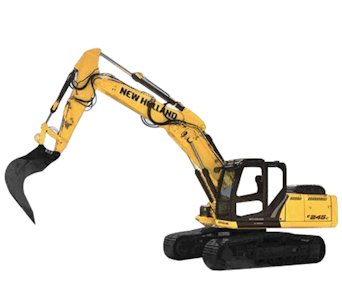 raupenbagger e245clc von der seite