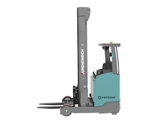 Jungheinrich ETV 320 elektro schubmaststapler etv320 von der seite