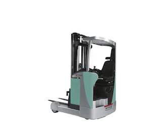 elektro schubmaststapler fm-x20 schraeg von hinten