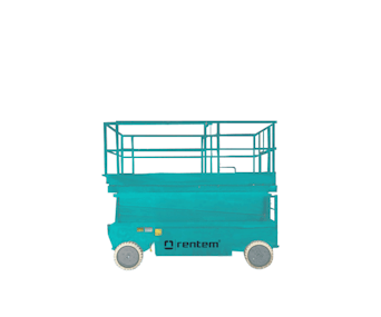 scherenarbeitsbuehne x-105el16 von der seite