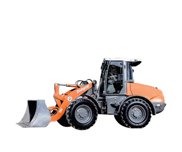 Radlader Weycor AR560 online mieten radlader weycor ar560 von der seite