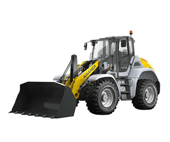 Radlader Kramer 8180 online mieten radlader kramer 8180 schraeg von vorne