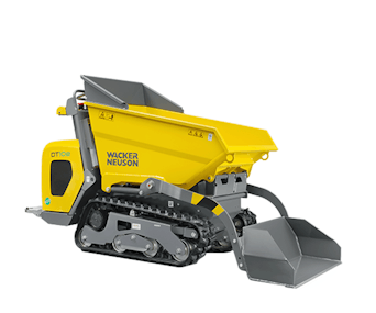 raupendumper  wacker Neuson dt10e schraeg von vorne