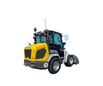 radlader kramer 5040 schraeg von hinten