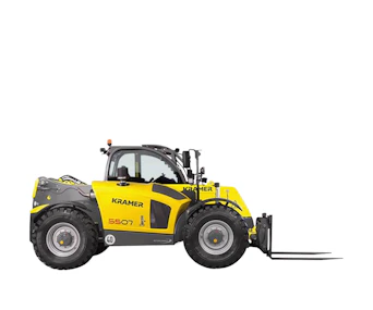 Teleskopstapler Kramer 5507 online mieten teleskopstapler kramer 5507 von der seite