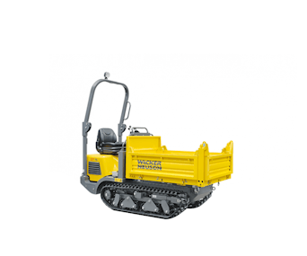Raupendumper Wacker Neuson DT15 schraeg von vorne