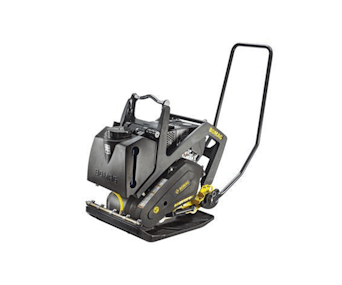 Ruettelplatte Bomag BP25/50 online mieten Ruettelplatte Bomag BP25/50 schraeg von vorne