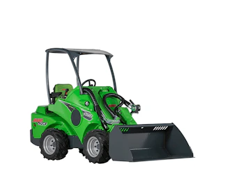 Avant 523 Kompaktradlader Avant 523 schräg von vorne