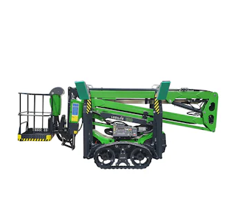 Gelenkteleskopbuehne Leguan L190 online mieten Gelenkteleskopbuehne Leguan L190 von der Seite