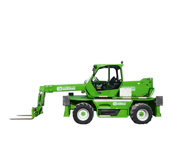 Teleskopstapler Merlo R3816S Roto von der Seite