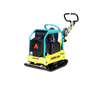 Ruettelplatte Ammann APR2550 online mieten Ruettelplatte Ammann APR2550 schraeg von vorne