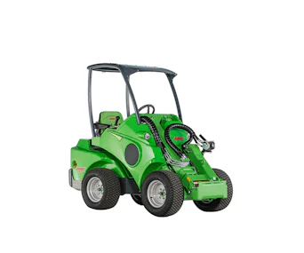 Kompaktradlader Avant 520 online mieten Kompaktradlader Avant 520 schräg von der Seite