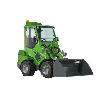 Kompaktradlader Avant 640 - Kabine online mieten Kompaktradlader Avant 640 - Kabine schräg von vorne