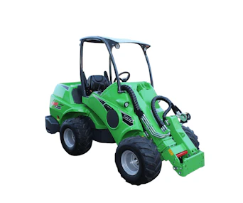 Kompaktradlader Avant 735 online mieten Kompaktradlader Avant 735 schräg von vorne