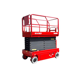 Magni ES1612ECP Magni ES1612ECP Scherenarbeitsbühne schräg von der Seite