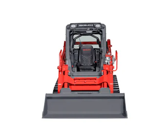 Kompaktkettenlader Takeuchi TL10V2 online mieten Kompaktkettenlader Takeuchi TL10V2 Frontansicht