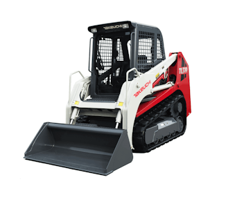 Kompaktkettenlader Takeuchi TL230 seitlich schräge Darstellung