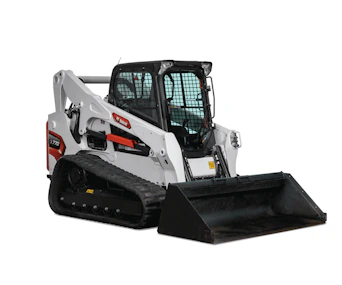 Kompaktkettenlader Bobcat T 770 online mieten Kompaktkettenlader Bobcat T 770 schraeg von hinten