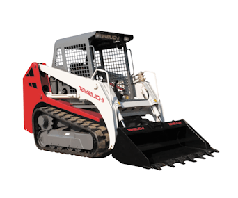 kompaktkettenlader takeuchi tl250 von der seite