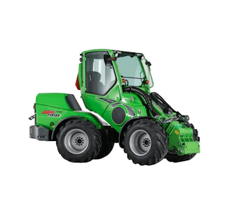 Kompaktradlader Avant-860i mit Kabine seitliche Darstellung