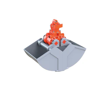 Grabgreifer Kinshofer C05HPX-40 online mieten Grabgreifer Kinshofer C05HPX-40 von vorne
