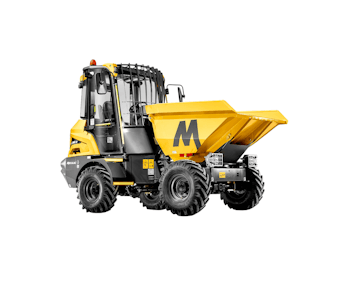 Raddumper Mecalac 3.5MDX seitlich von vorne