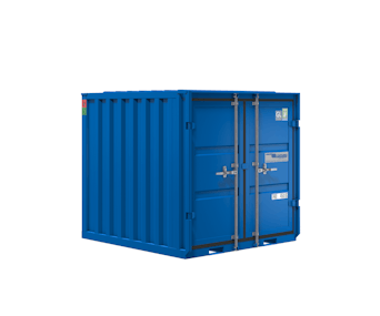 Container Containex 8 seitlich von vorne