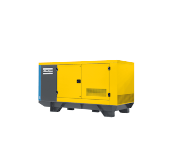 Stromerzeuger Atlas Copco QES 105 JD Ansicht von vorne