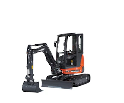 Minibagger Eurocomach 28 ZT online mieten Minibagger Eurocomach 28 ZT seitliche Darstellung