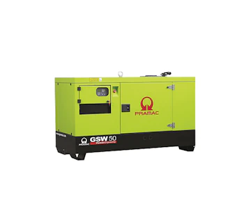 Stromerzeuger Pramac GSW 50Y online mieten Stromerzeuger Pramac GSW 50Y Darstellung von vorne