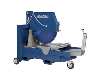 Lissmac DTS 1000 V Steintrennsäge Lissmac DTS 1000 V seitliche Darstellung