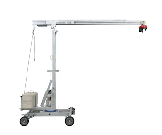 Kleinkran Lissmac LMK 400 TFE seitliche Darstellung