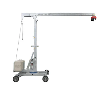 Kleinkran Lissmac LMK 400 TFE online mieten Kleinkran Lissmac LMK 400 TFE seitliche Darstellung