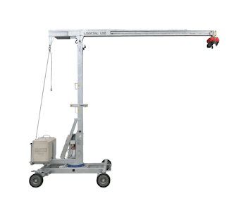 Kleinkran Lissmac LMK 400 TF/DK seitliche Darstellung