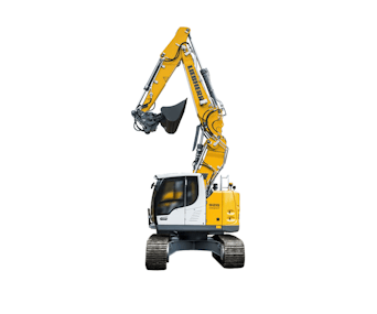 Raupenbagger Liebherr R 926 seitliche Darstellung